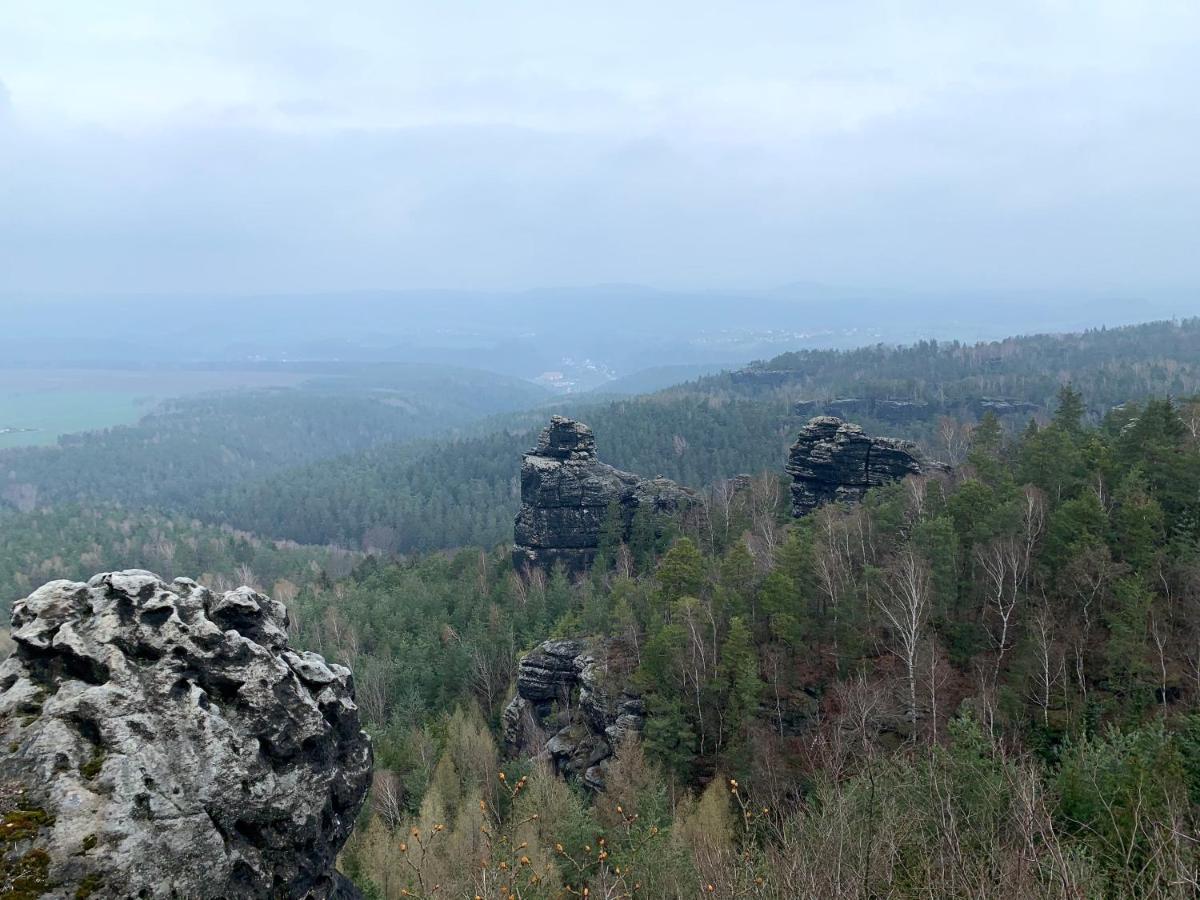 Ferienwohnung Am Malerweg Кёнигштайн-ан-дер-Эльбе Экстерьер фото